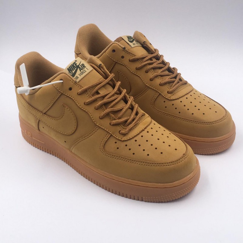 low top wheat air force 1